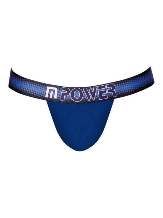 Male Power Pocket Pouch Jock with Pocket Cavity Black