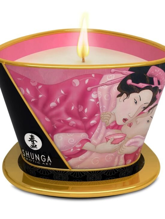 Shunga Massage Candle Aphrossia-Roses 5.7 Oz