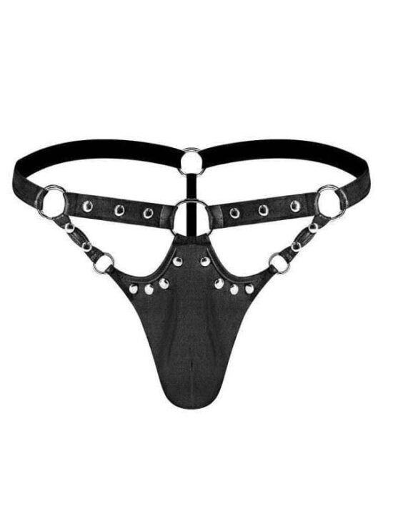 Male Power Men's Jouster Thong with Pouch