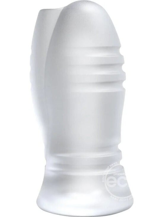 OptiMale Massage Beads Ultraskyn Vibrating Stroker - Frost