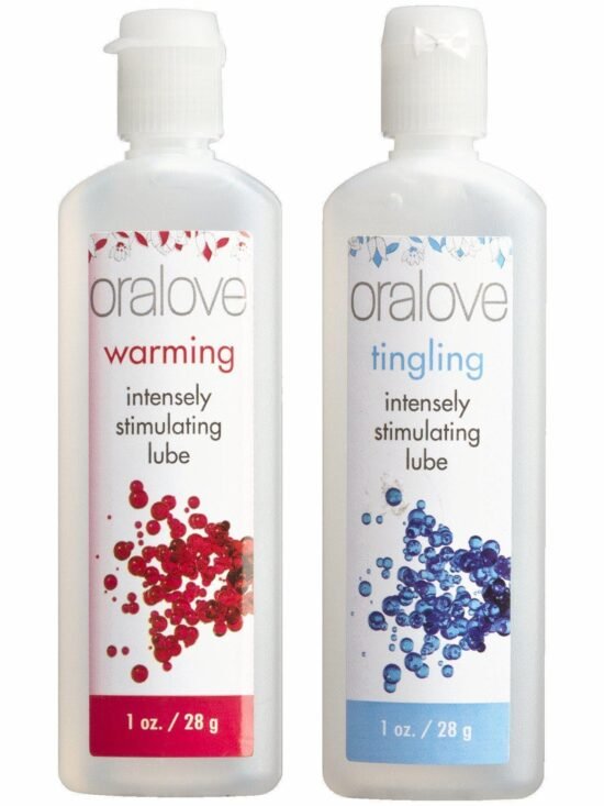 Oralove 2 Pack Intensely Stimulating Oral Sex Enhancement Warming & Tingling Lube