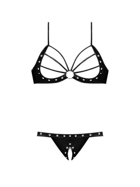 Magic Silk Lust Fetish Pandora Bikini Black