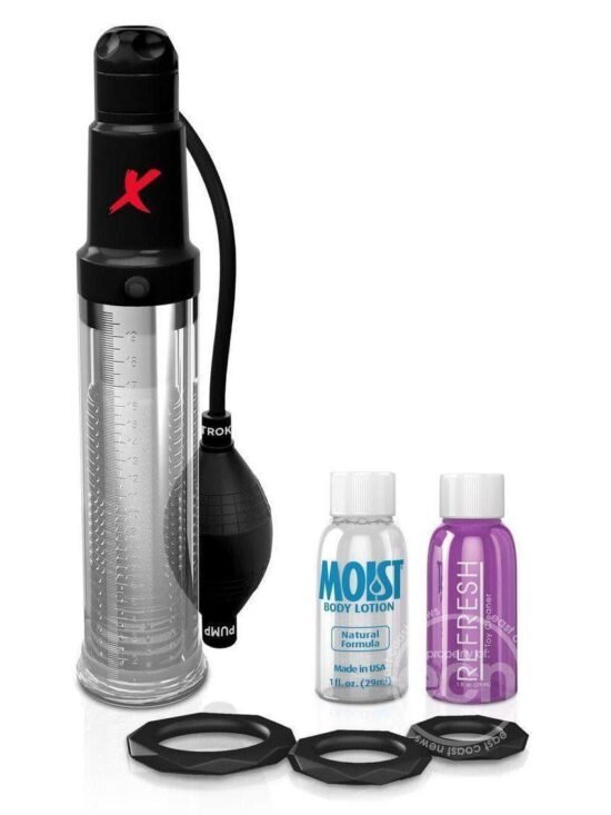 PDX Elite Suck-N-Pump Stroker Triple Action Pump