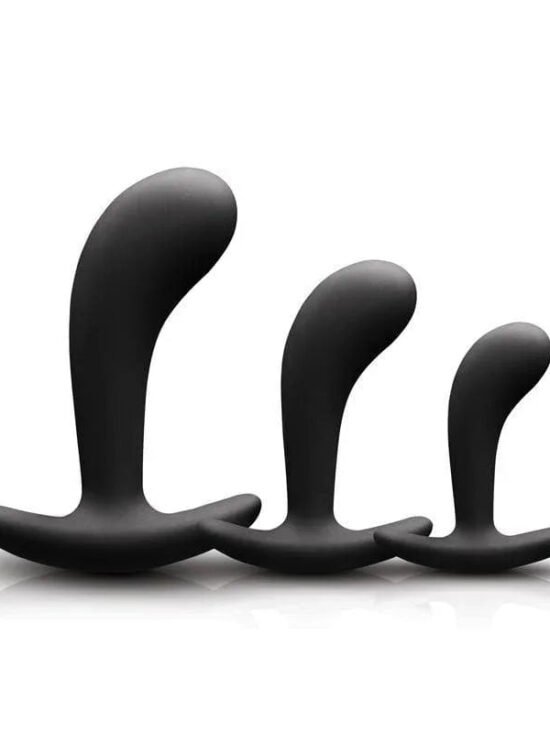Renegade P-spot Anal Butt Plug Kit Black