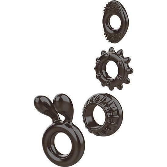 Ring My Bell 4 Design Pack Waterproof Penis Erection Enhancement Rings