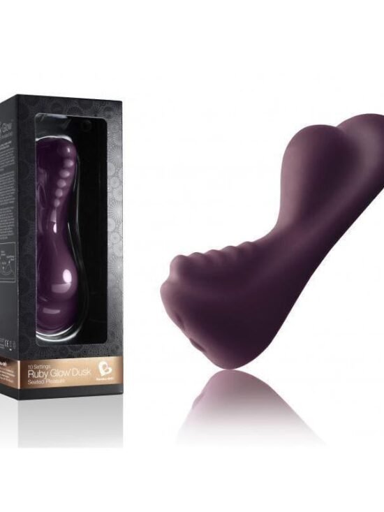 Ruby Glow Saddle 10 Speed Vibrator for the Seated Lady - Dusk