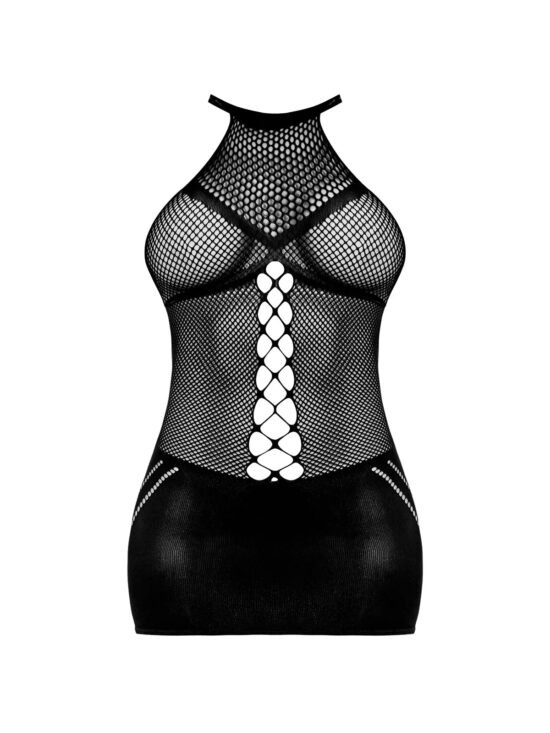 Magic Silk Seamless Halter Dress Black One Size