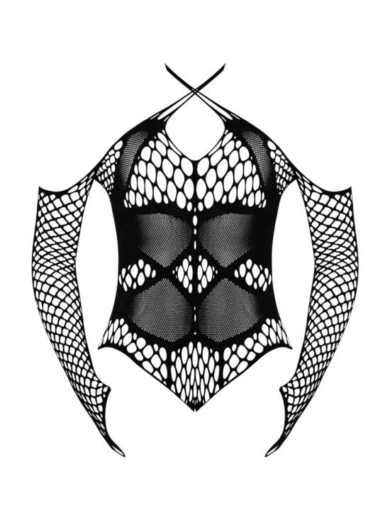 Magic Silk Seamless Long Sleeve Teddy Black OS