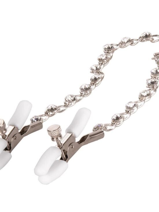Nipple Play Crystal Chain Adjustable Nipple Clamps
