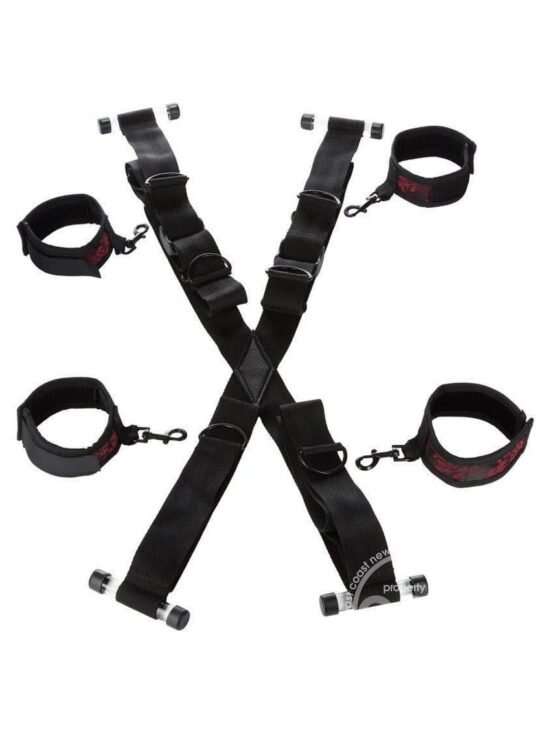 Scandal Over The Door Adjustable Cross Restraint for Couples Erotic Role Play