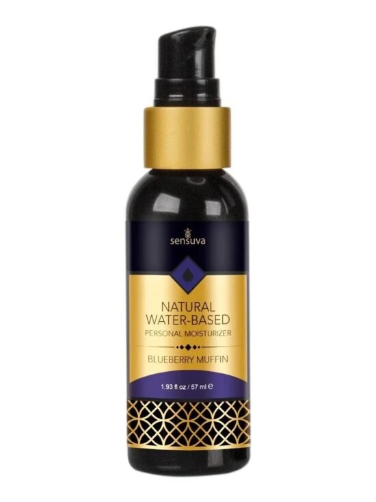 Sensuva Natural Water Based Blueberry Muffin Flavored Lubricant