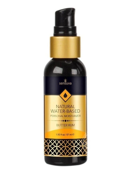 Sensuva Natural Water Based Butter Rum Flavored Lubricant