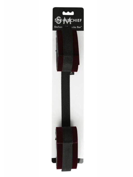 Sex And Mischief Enchanted 10 inch Spreader Bar with Soft Velcro Cuffs
