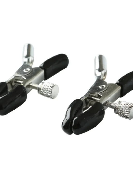 Sex & Mischief Adjustable Couples Sexperiments Rubber Tipped Soft Pad Nipple Clips For Him and Her
