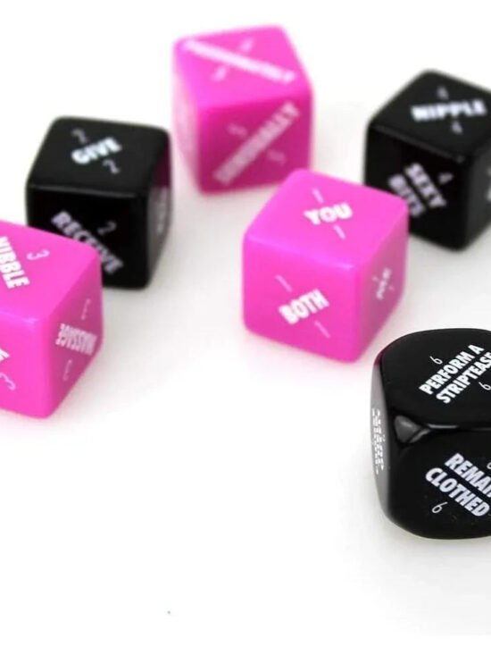 Sexy 6 Foreplay Edition Couples Foreplay Fun Dice Game with 720 Possible Outcomes