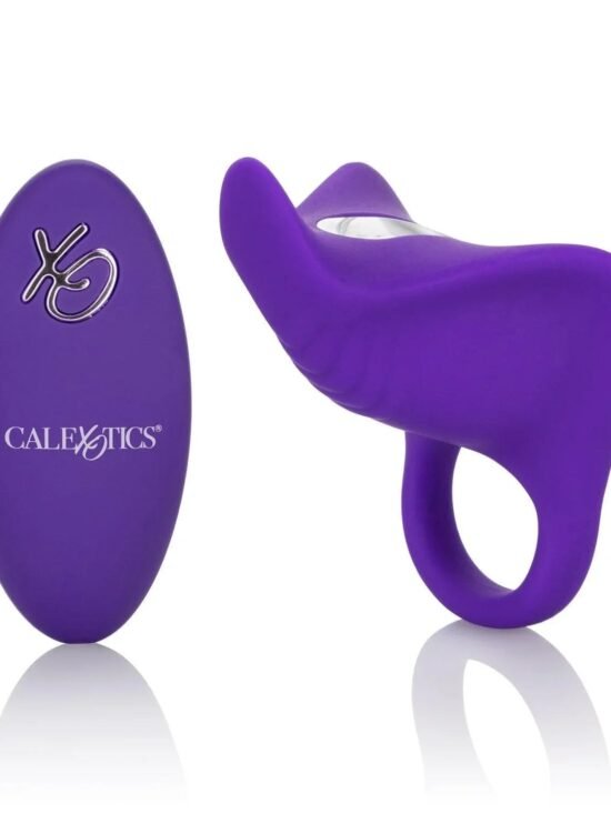 Silicone Girth Enhancer Remote Control 12 Function Vibrating Couples Orgasm Ring