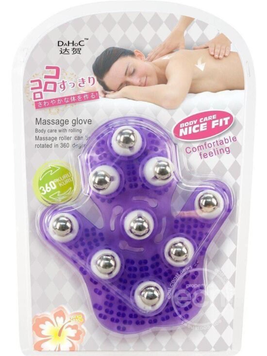 Simple & True Roller Balls Massager Glove