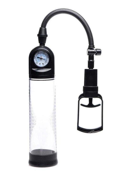 Size Matters Trigger Penis Pump With Built-in Pressure Gauge