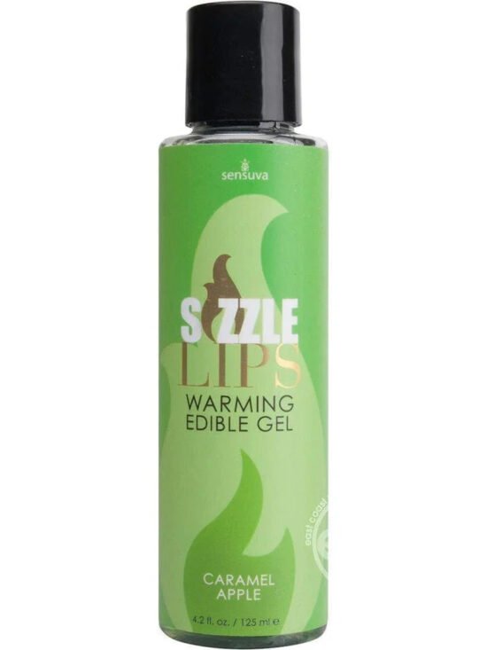 Sizzle Lips Warming Edible Gel Caramel Apple 4.2 oz