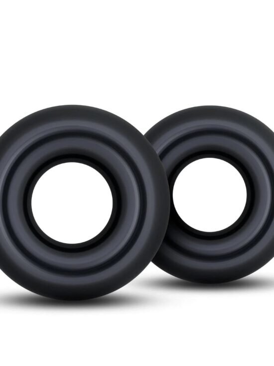Stay Hard Donut 20% Thicker Oversized 2 Pack Penis Erection Enhancement Rings