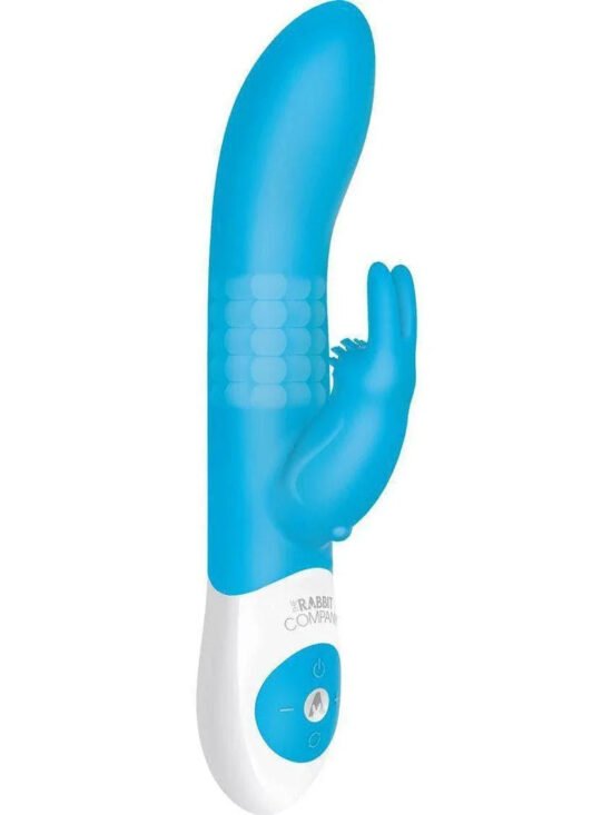 The Beaded Multi Function Rabbit XL USB Rechargeable Silicone Vibrator Splashproof