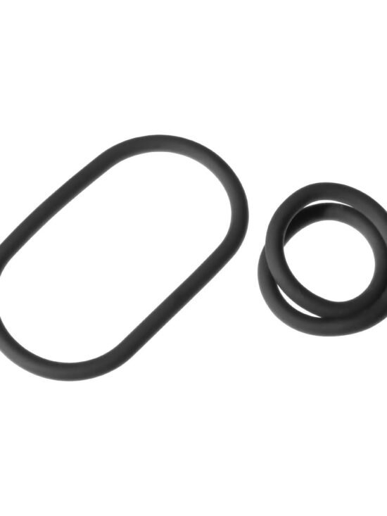 The Xplay Silicone Thin Wrap Penis Ring 9in (2 Pack)