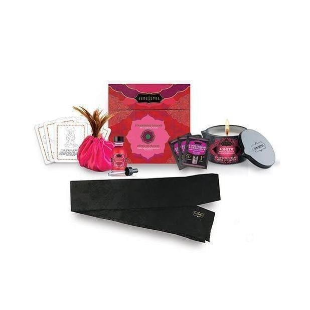 Treasure Trove Deluxe Couples Foreplay and Romance Kit with 4 Romance Products