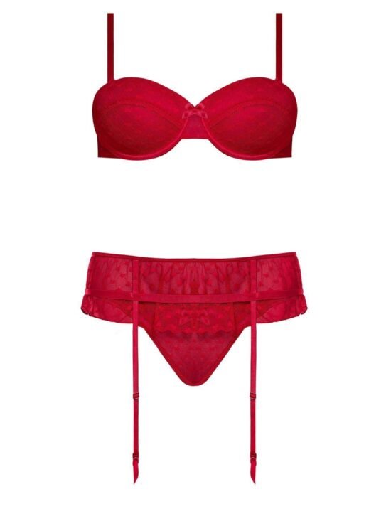 Magic Silk Valentina Bra with Garter & Panty