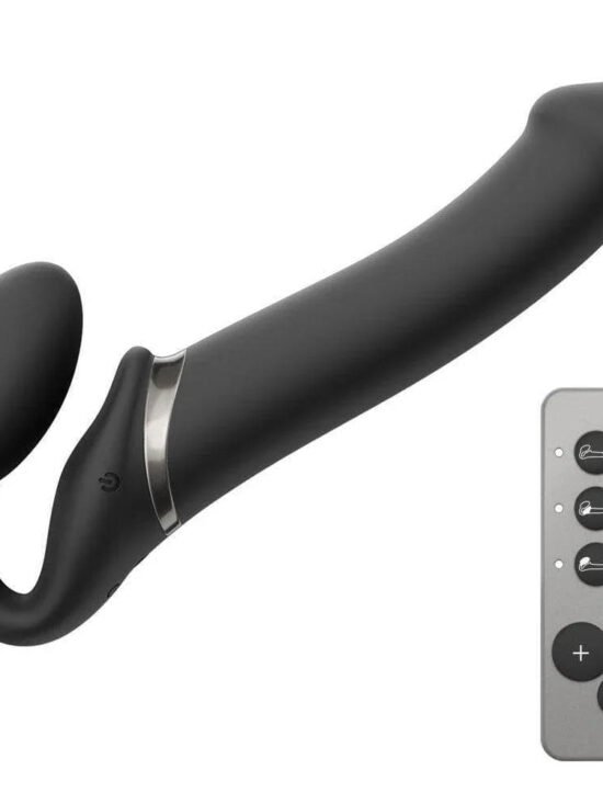 Strap-On-Me Remote Control Vibrating Bendable Strap-On Large