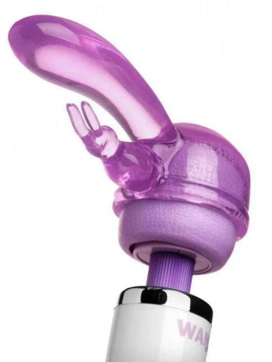 Wand Essentials Original Dual G Spot & Clitoris Rabbit Stimulator Wand Attachment