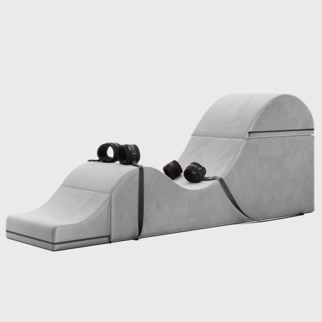 Liberator Aria Bondage Flip Chaise 18 Inch Wide Convertible Sex Chair and Bed Bench with Cuffs