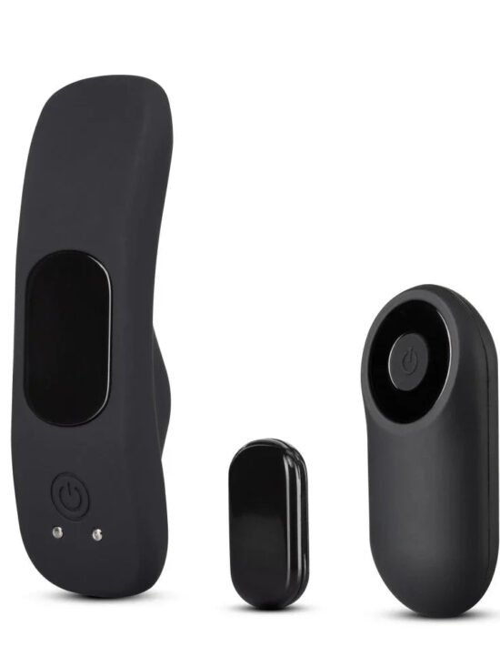 Temptasia Remote Controlled Silicone Rechargeable Panty Vibe Black