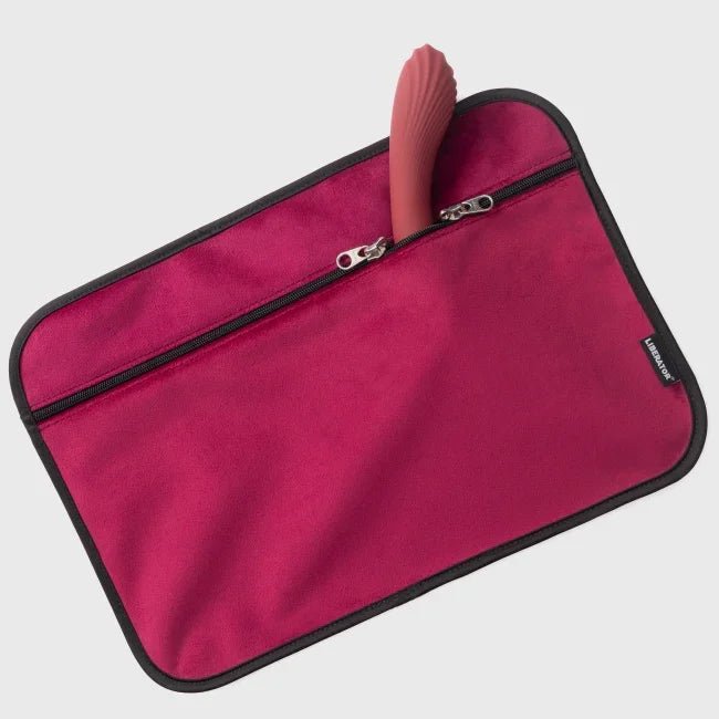 Liberator Fascinator Stash Pad Sex Toy & Lube Water Resistant Locking Storage Bag