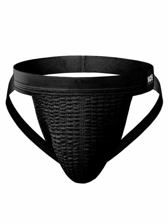 Male Basics Mob Fetish Swim JockStrap Black
