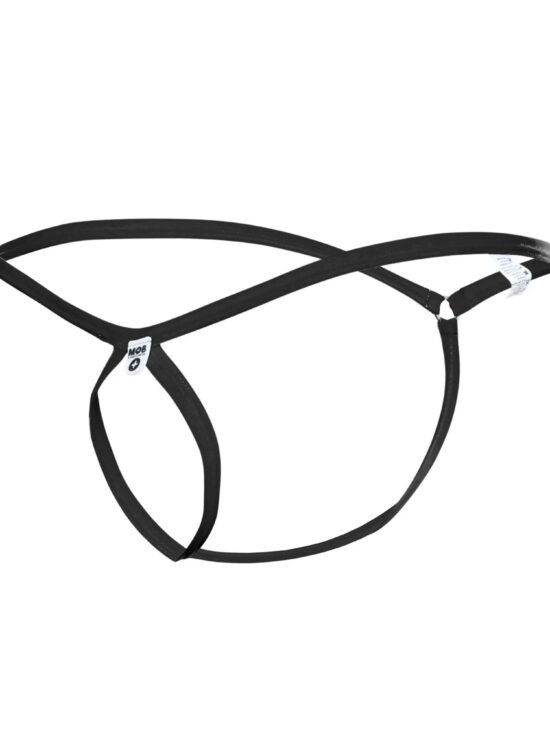 Male Basics Mob Men's Tear Drop String Thong Black