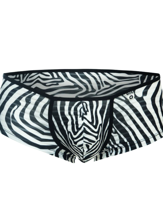 Male Basics MOB Men's Boyshort Animal Print Zebra