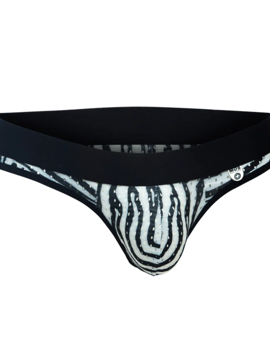 Male Basics MOB Men's Aero Jock Animal Print Zebra