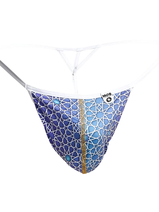 Male Basics MOB Men's Hipster T-Back Thong Print Mosiac