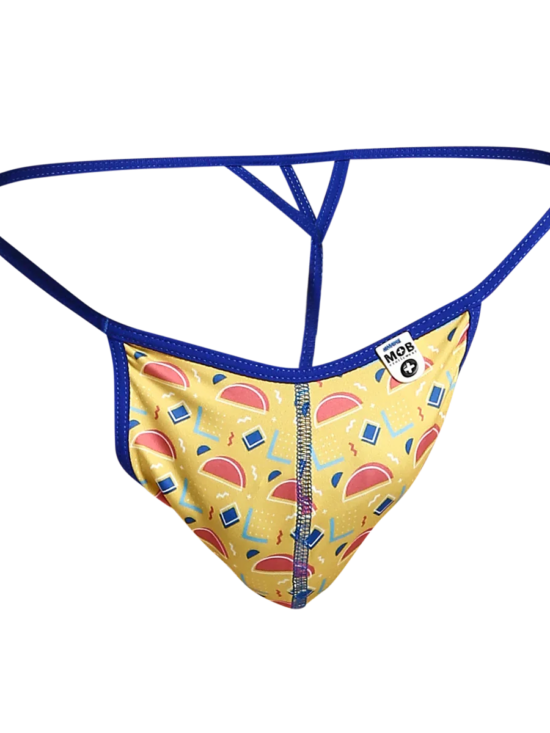 Male Basics MOB Men's Hipster T-Back Thong Print Radiance