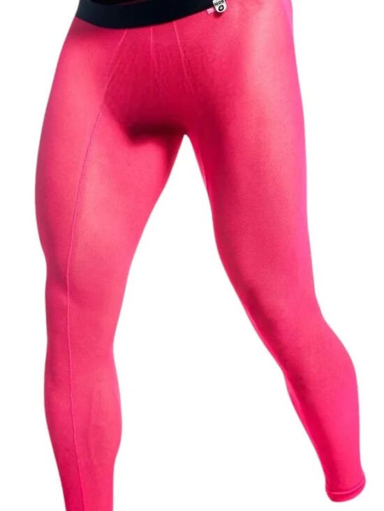 Male Basics MOB Men's Mesh Tights Hot Pink