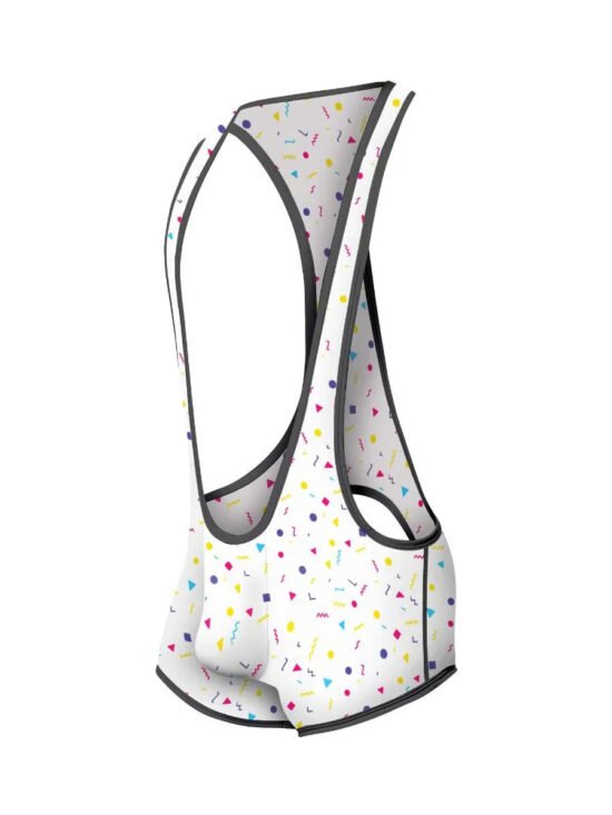 Male Basics MOB Men's Singlet White Confetti