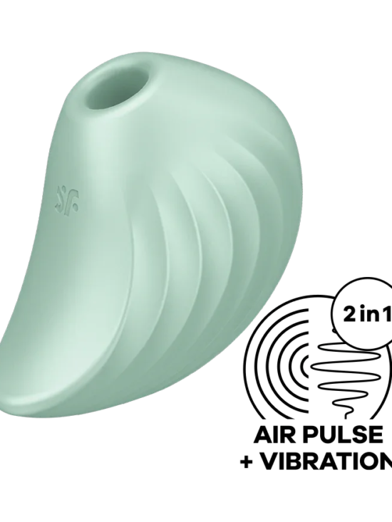 Satisfyer Pearl Diver Rechargeable Silicone Clitoral Stimulator with Air Pulse Technology