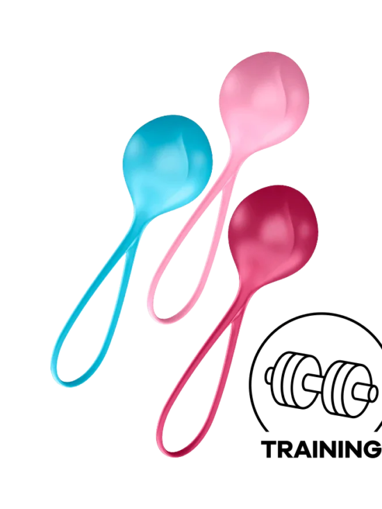 Satisfyer Strengthening Ben Wa Balls Training Set of 3 Female Stimulator