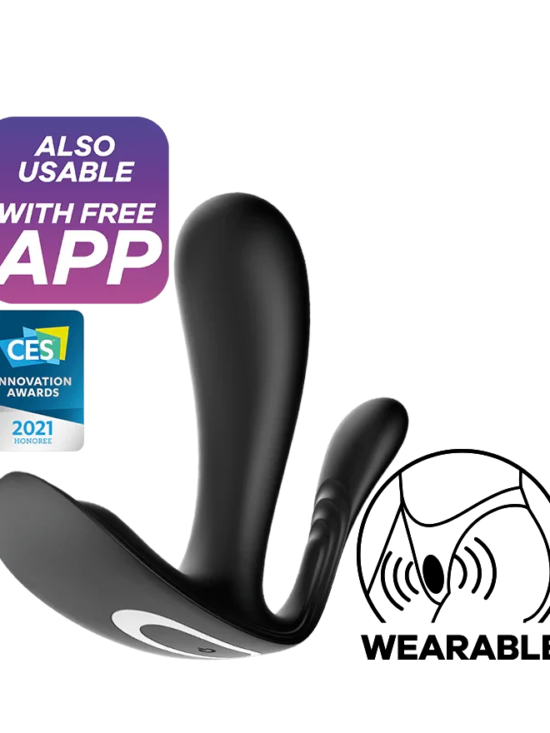 Satisfyer Top Secret+ Connect App Enabled Rechargeable Wearable G-Spot & Anal Vibrator