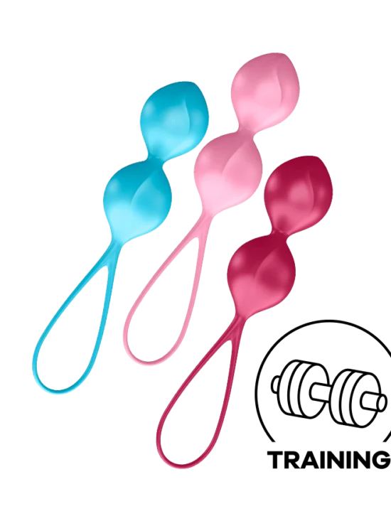 Satisfyer V Balls Set Of 3 Multi Size Kegel Pelvic Floor Training Balls