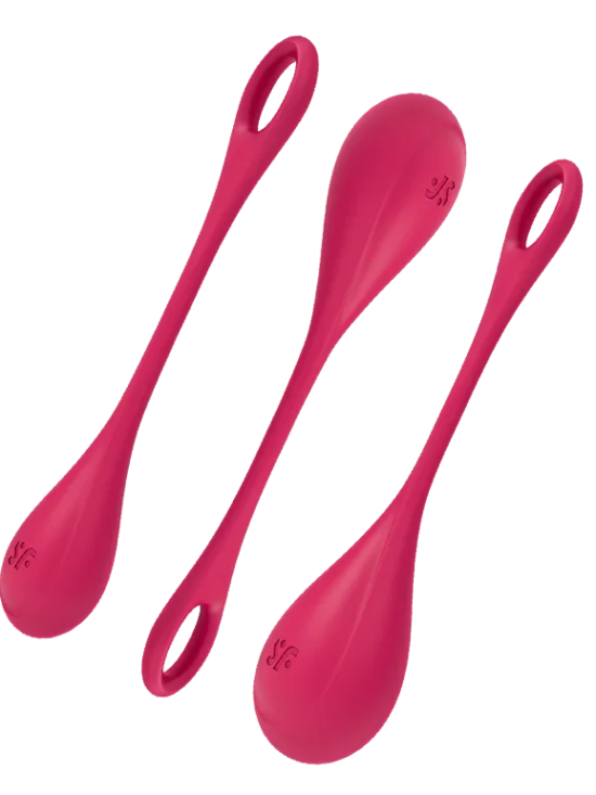 Satisfyer Yoni Power 1 Silicone Weighted Ben Wa Balls Set for Pelvic Floor Training
