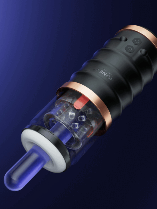 Warrior Auto Thrusting Male Stroking Machine and Oral Sex Aid