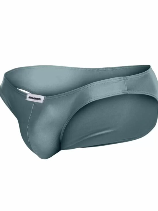 MaleBasics JUSTIN + SIMON Classic Male Bikini Metal Green
