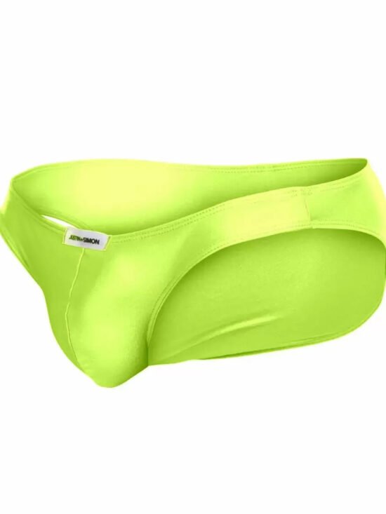 MaleBasics JUSTIN + SIMON Classic Male Bikini Neon Green