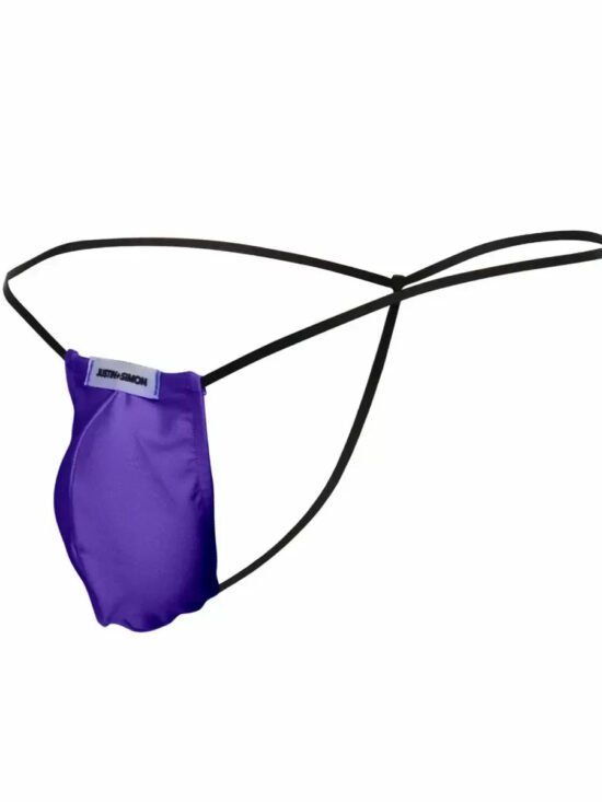 MaleBasics JUSTIN + SIMON Classic G-String Bulge Purple